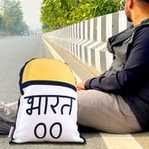 Milestone Shape Cushion - Discovering India
